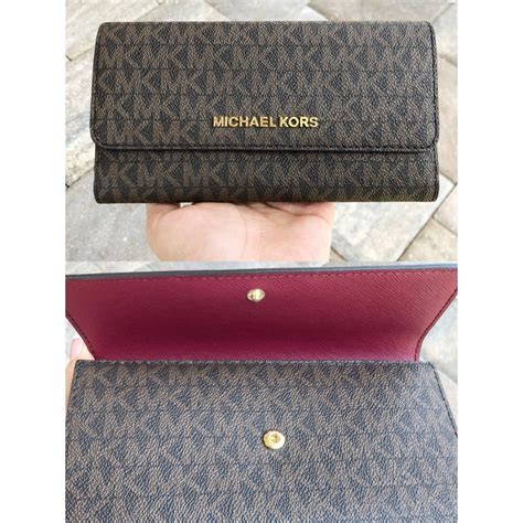 michael kors brown wallet purse|michael kors wallet price.